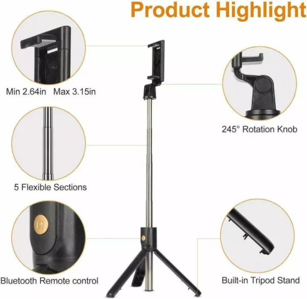 Bluetooth Selfie Tripod - Image 5